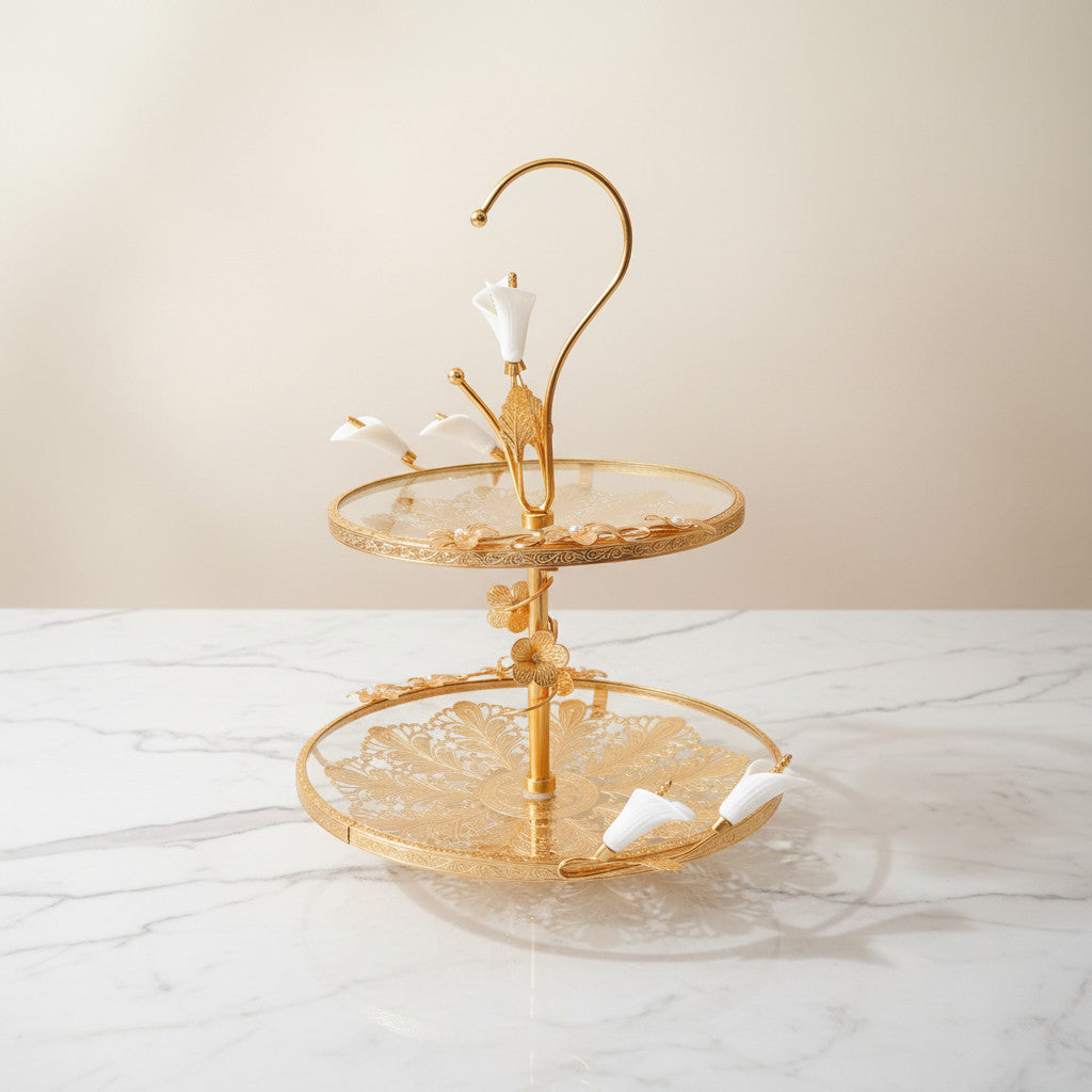 Calla Lily Enchantment Two-Tier Server