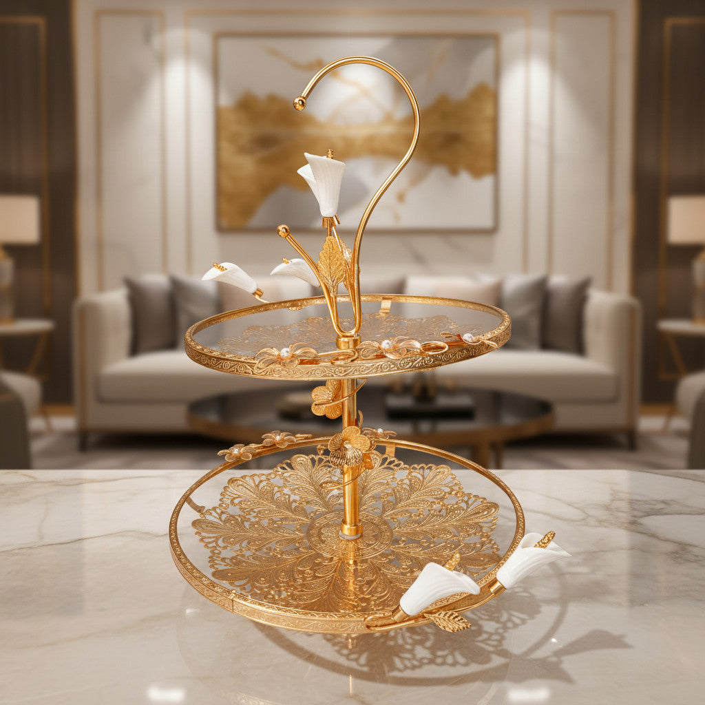 Calla Lily Enchantment Two-Tier Server