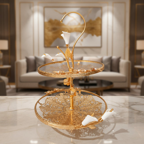Calla Lily Enchantment Two-Tier Server
